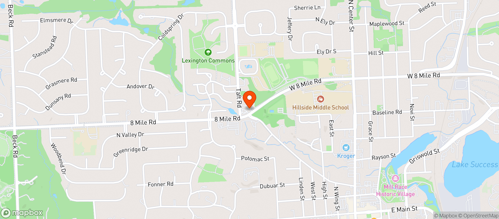 Map showing Sobeck Select