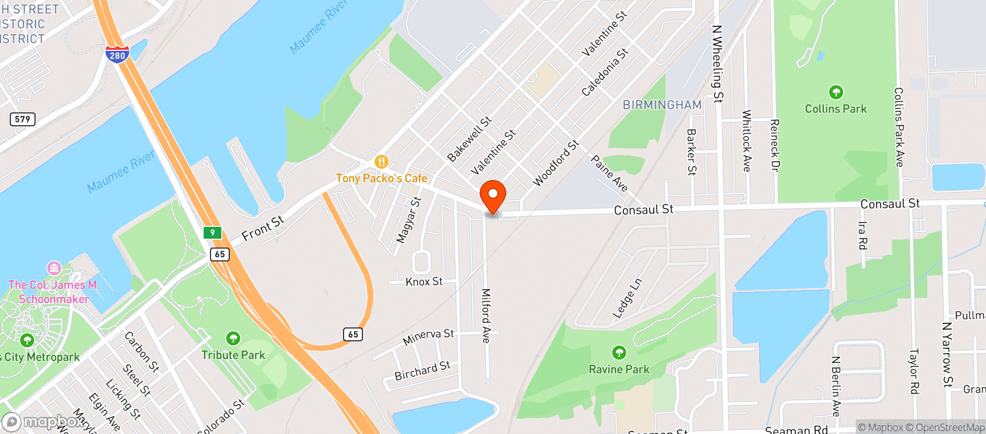 Map showing Rumpus Room