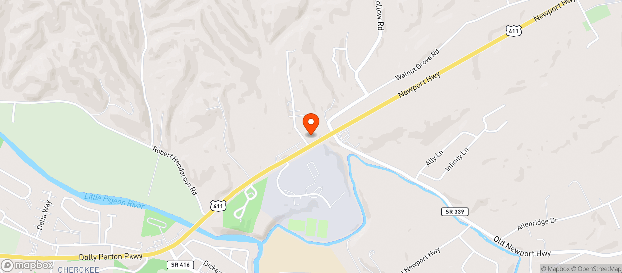 Map showing Andy'S Discount Tobacco