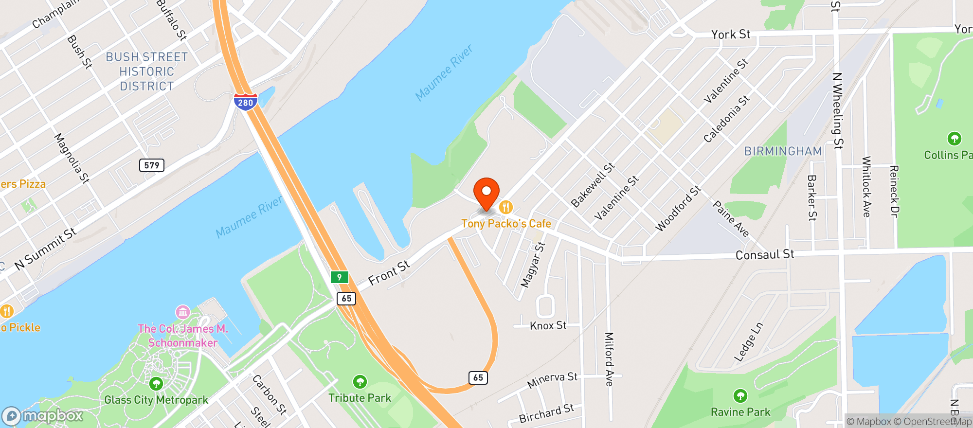 Map showing S&g