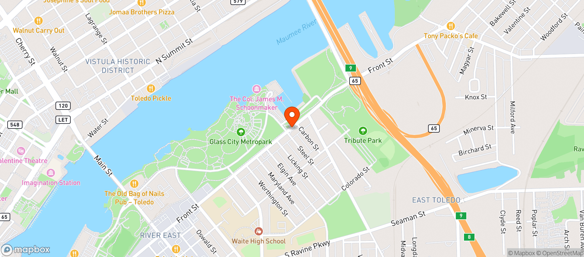 Map showing S&g