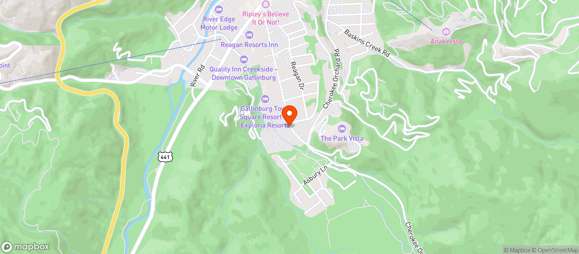 Map showing Embassy Suites #0