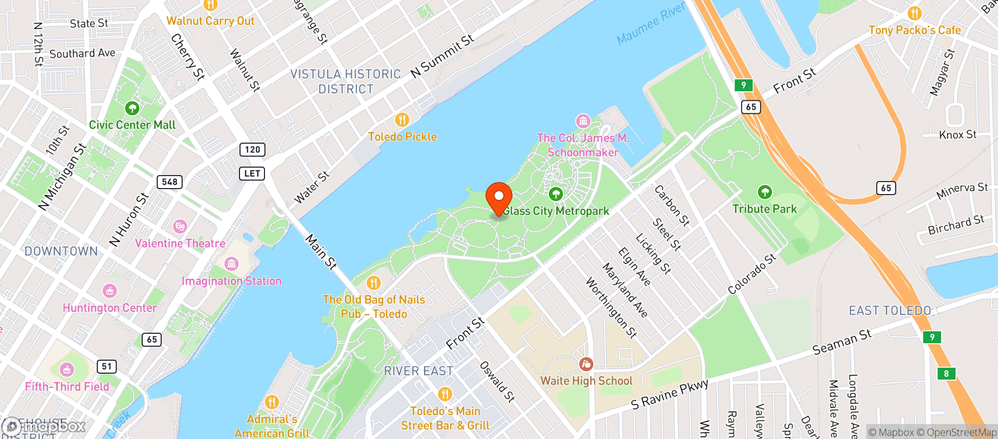 Map showing Poco At The Pavilion