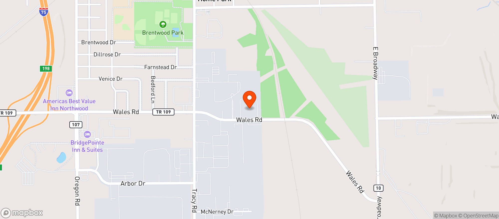 Map showing Nwo Beverage Non Retail #53651