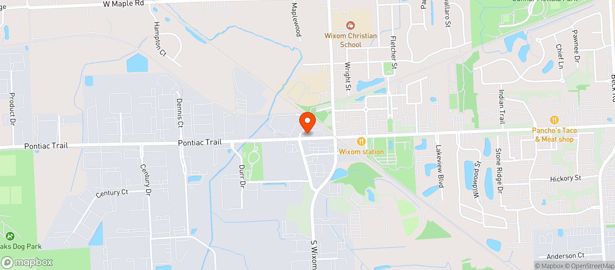 Map showing Drafting Table Brewing Co