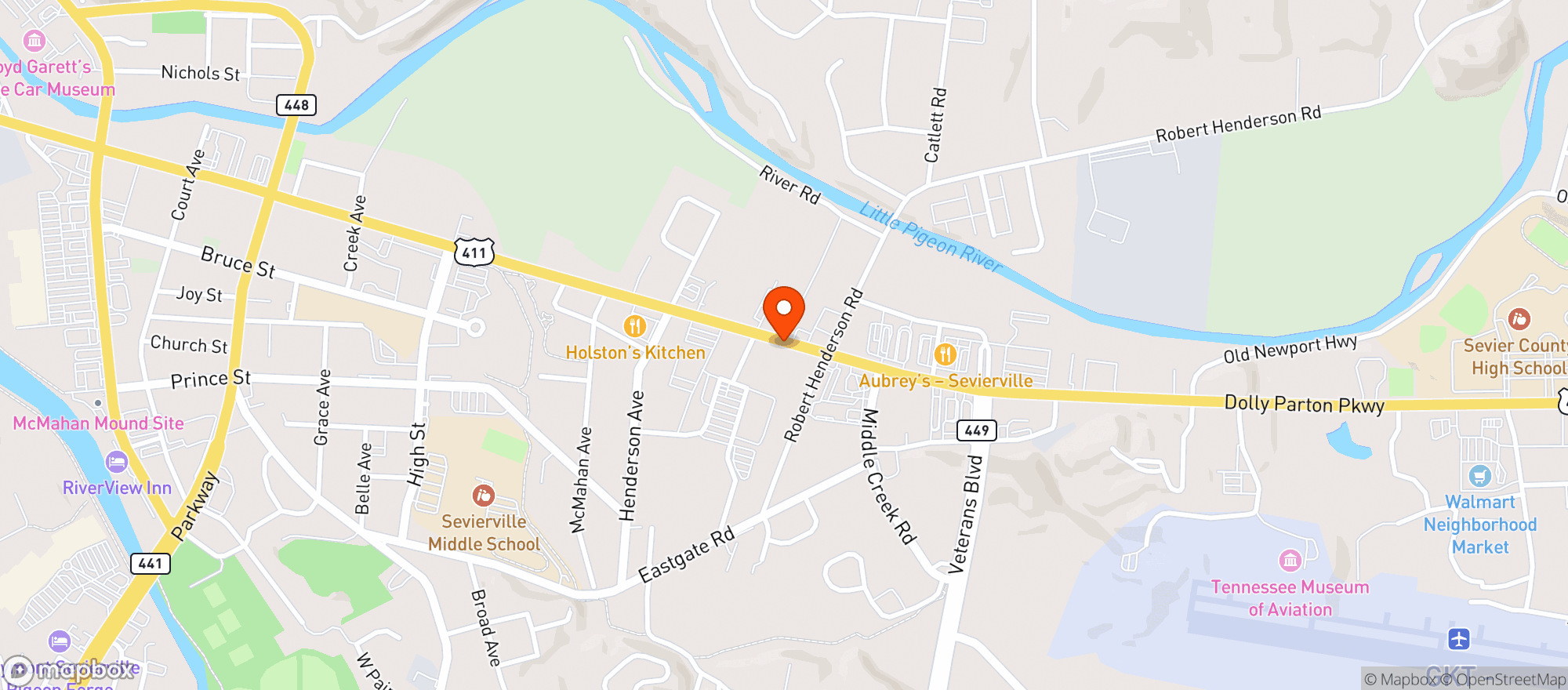 Map showing Food City K Vat