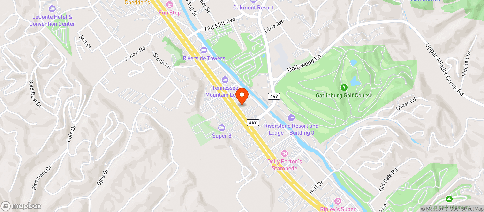 Map showing Zoomerz