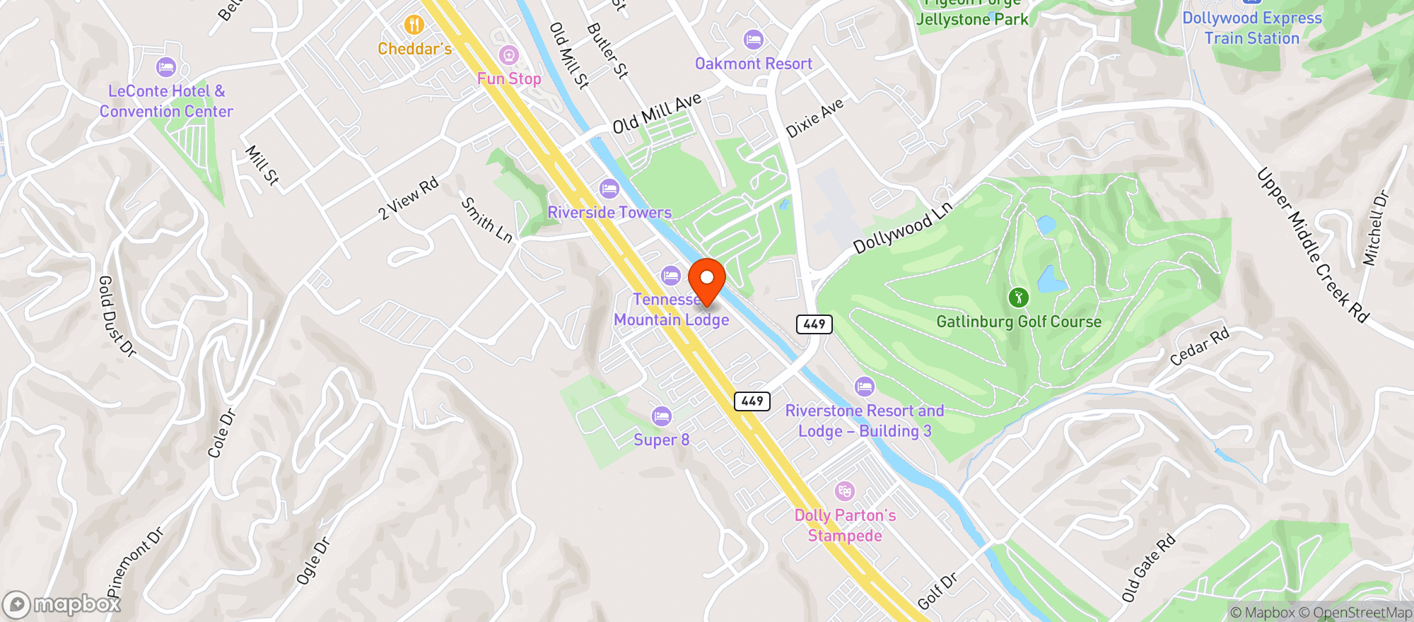 Map showing Food City K Vat