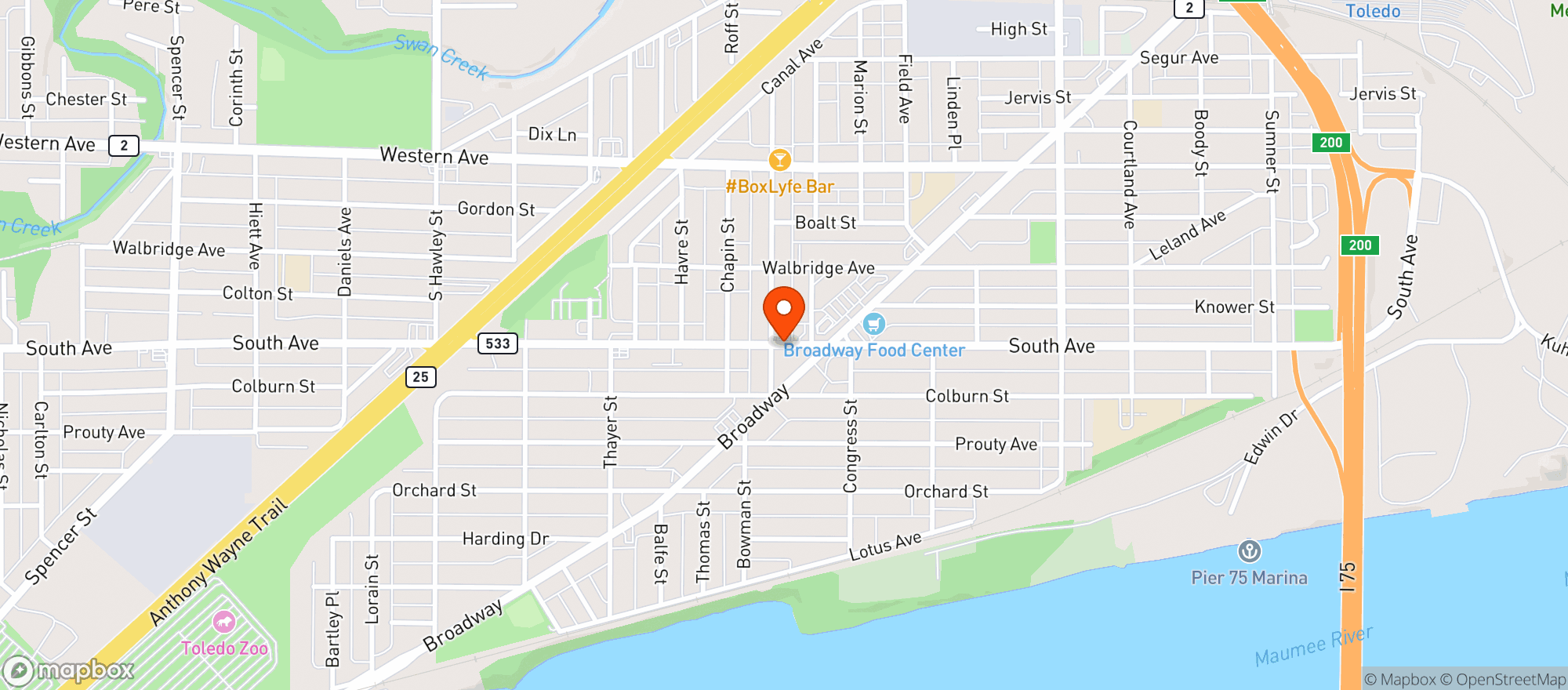 Map showing S&g