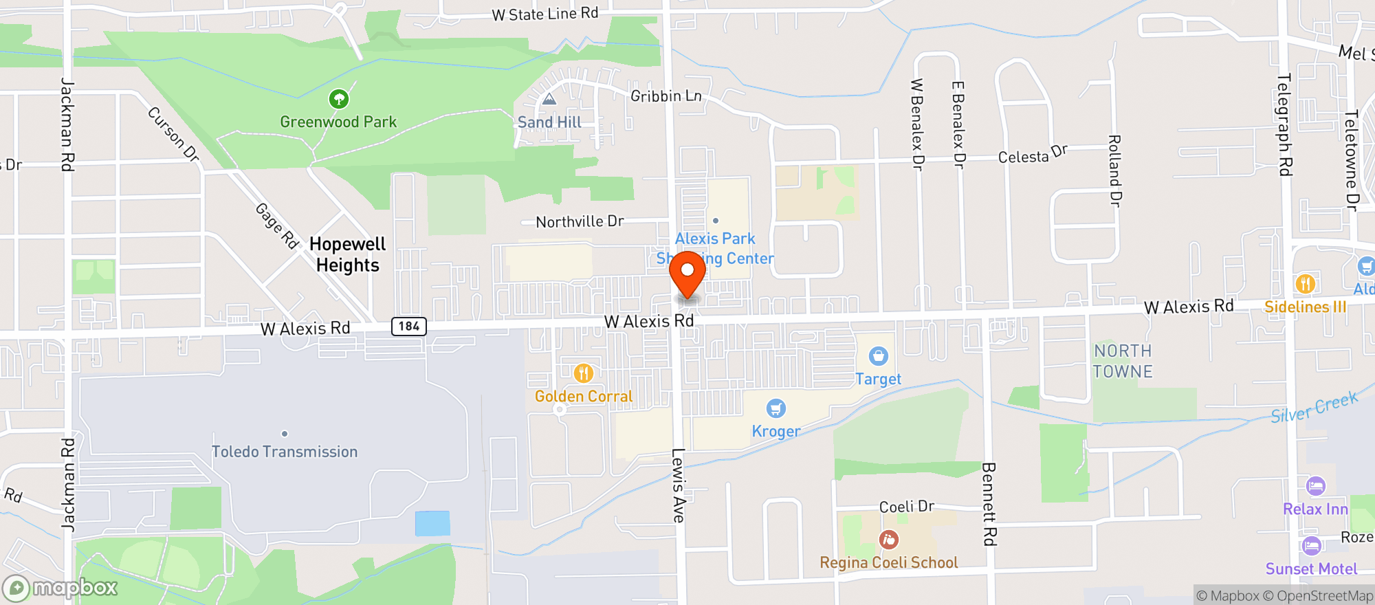 Map showing Gas & Express Mart