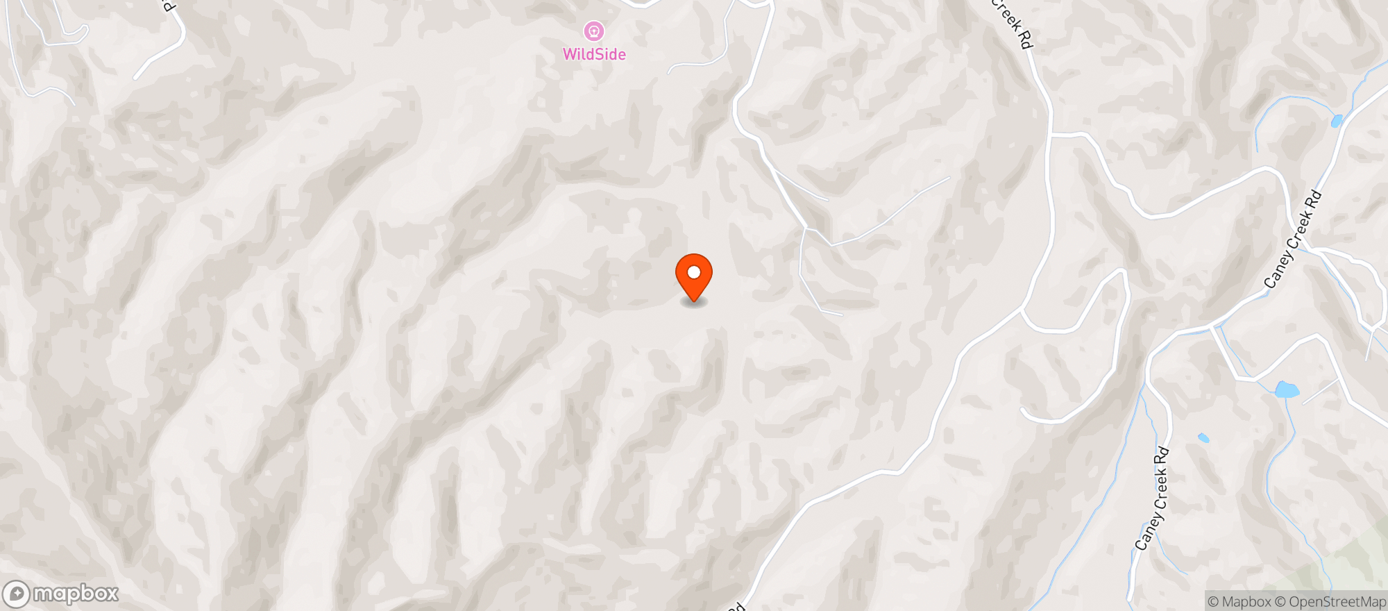 Map showing Under Canvas