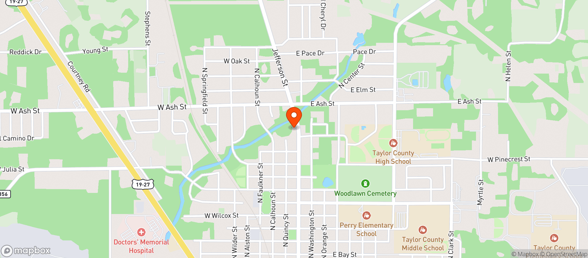 Map showing Star Food Mart