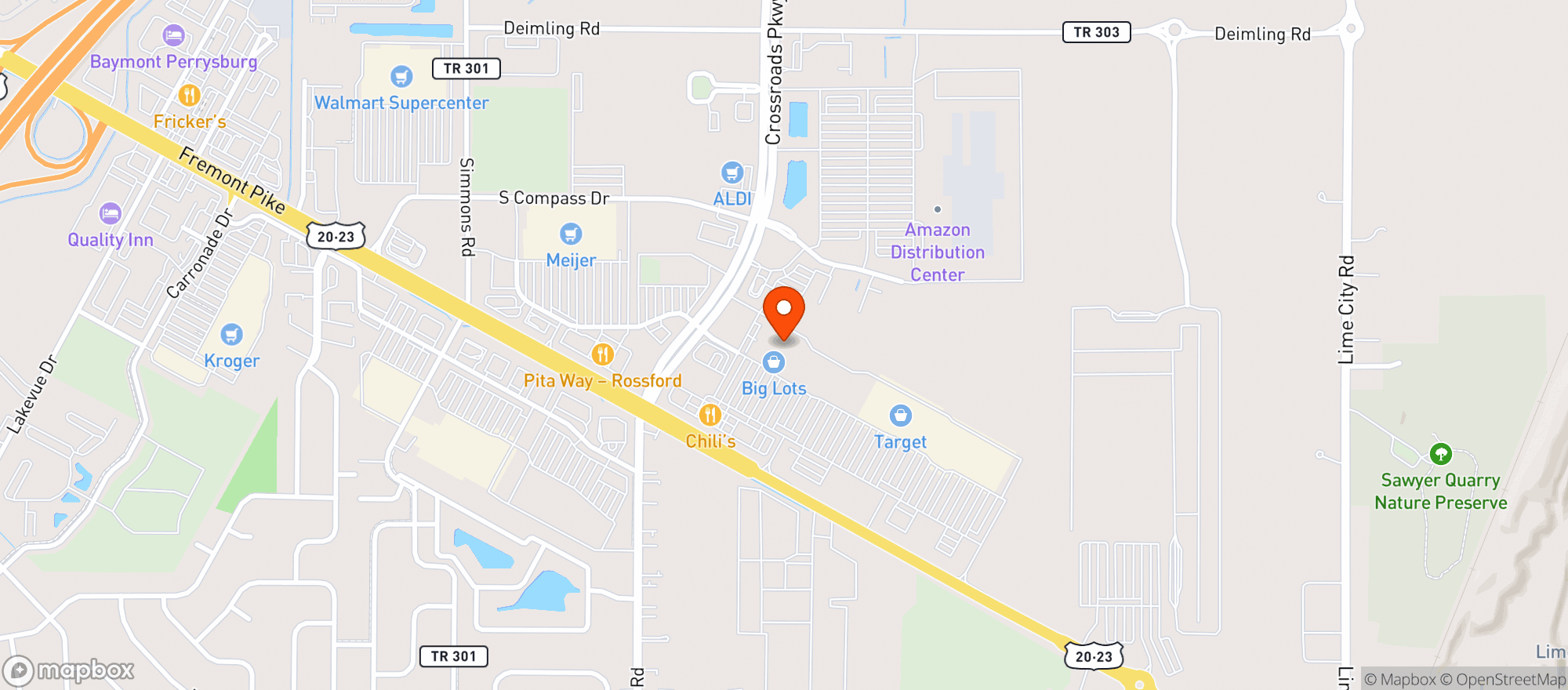 Map showing Homebuys