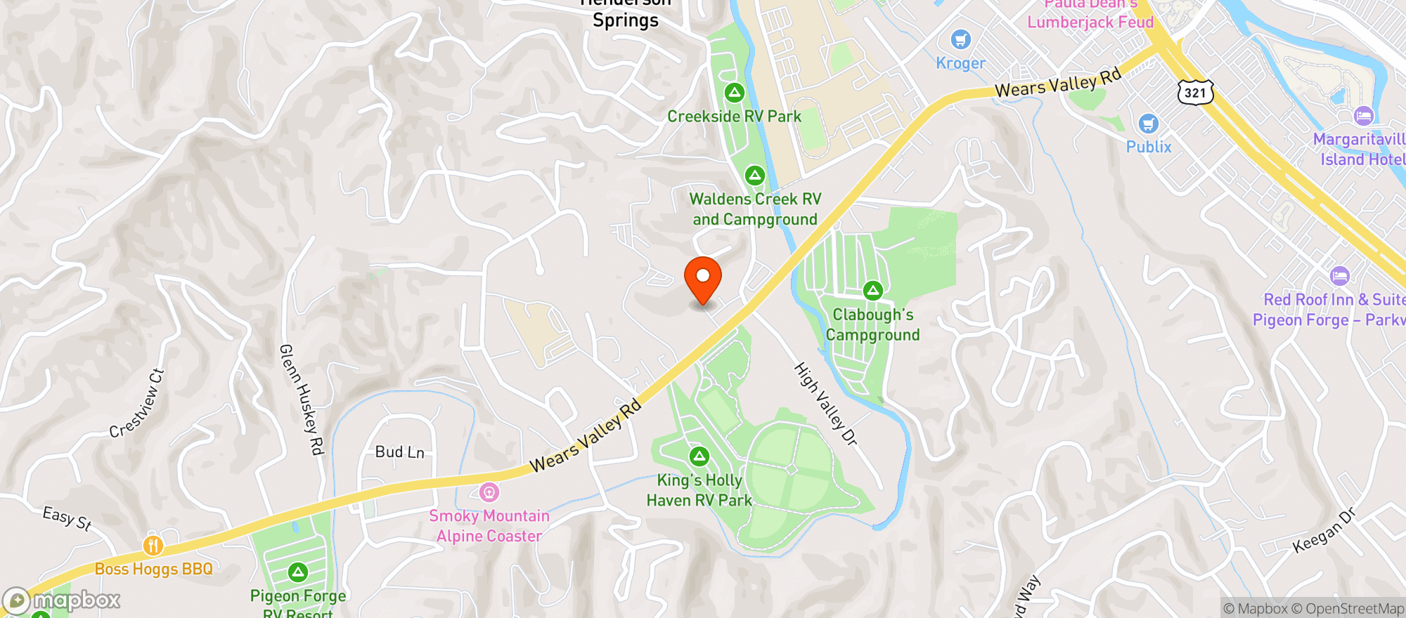 Map showing Weigels #0091