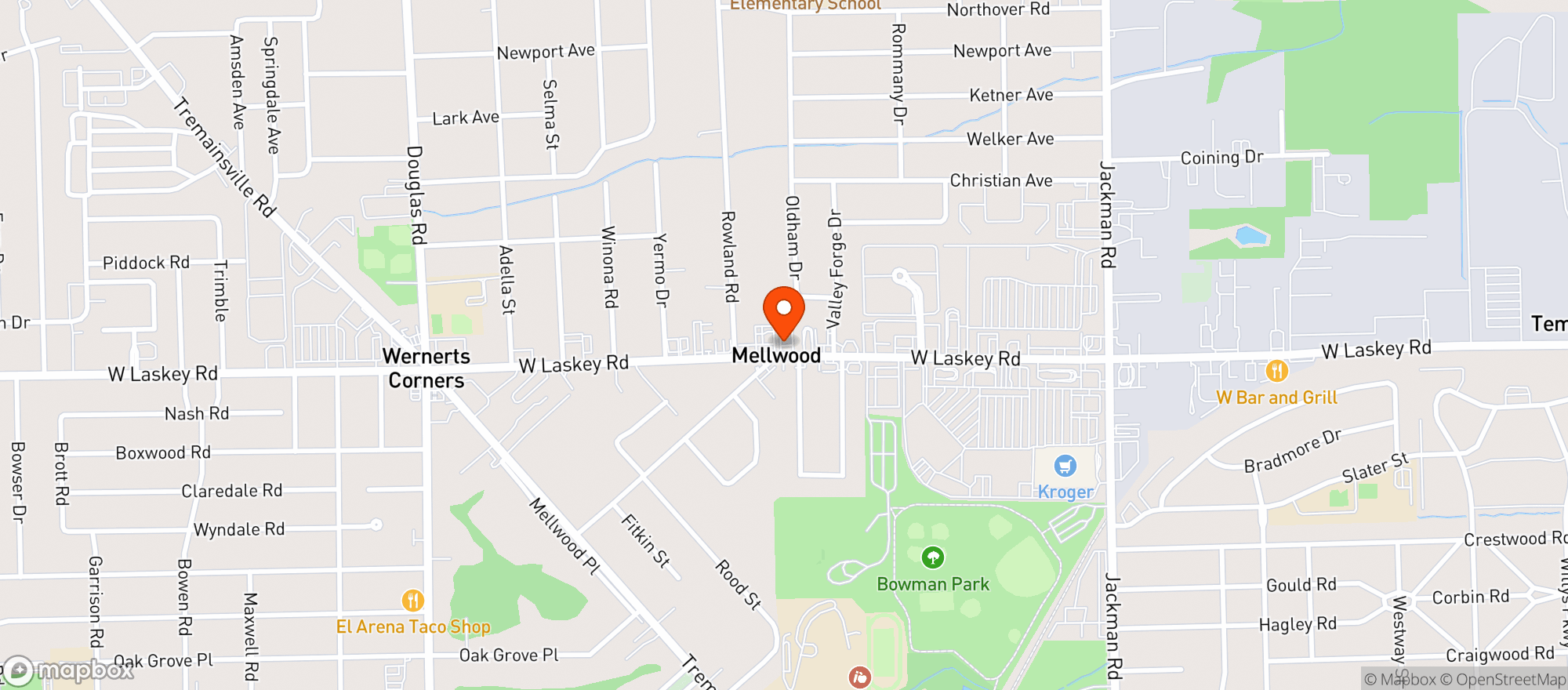 Map showing San Marcos