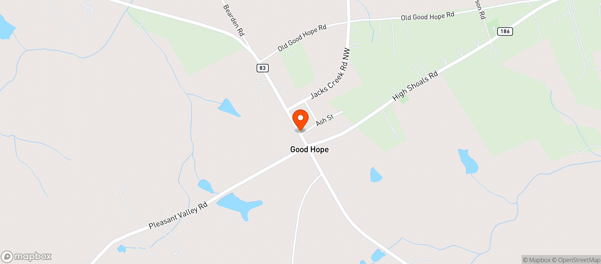 Map showing Good Hope General