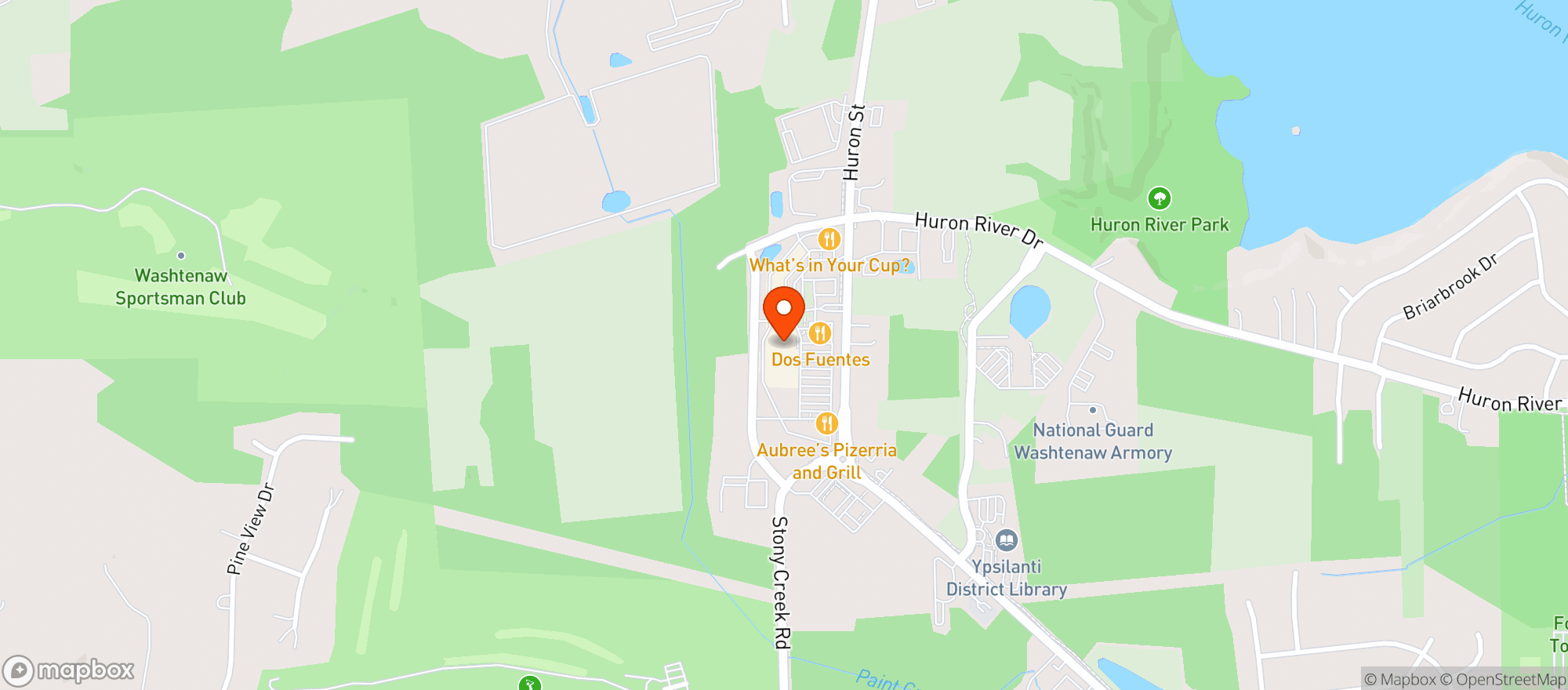 Map showing Kroger