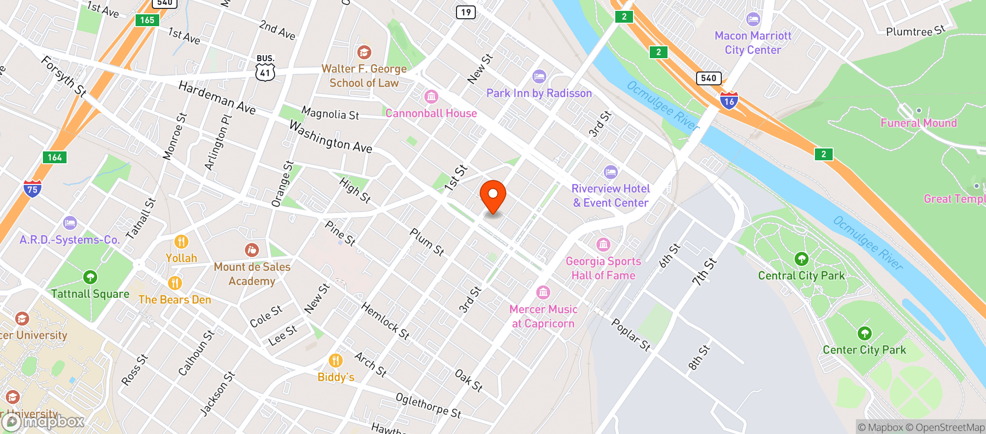 Map showing The Social Duck