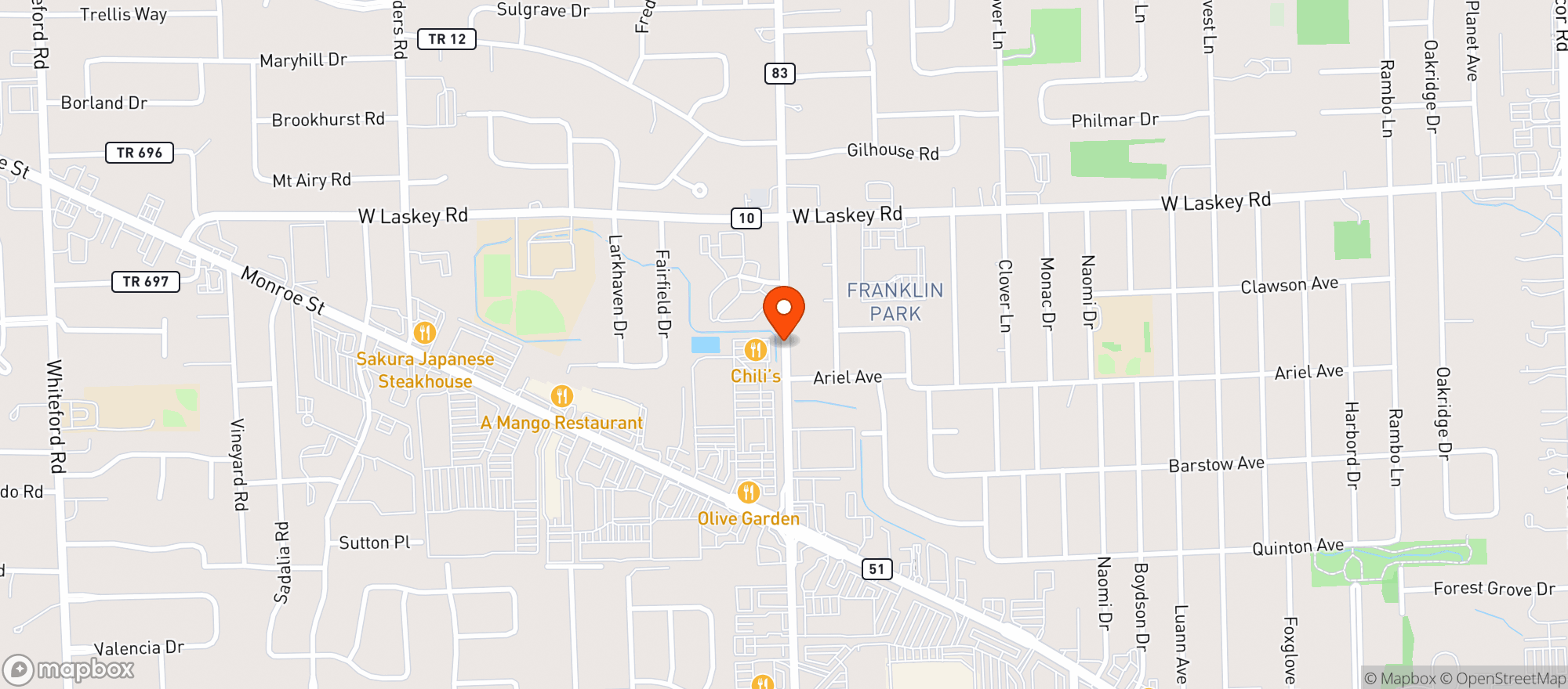 Map showing Homebuys