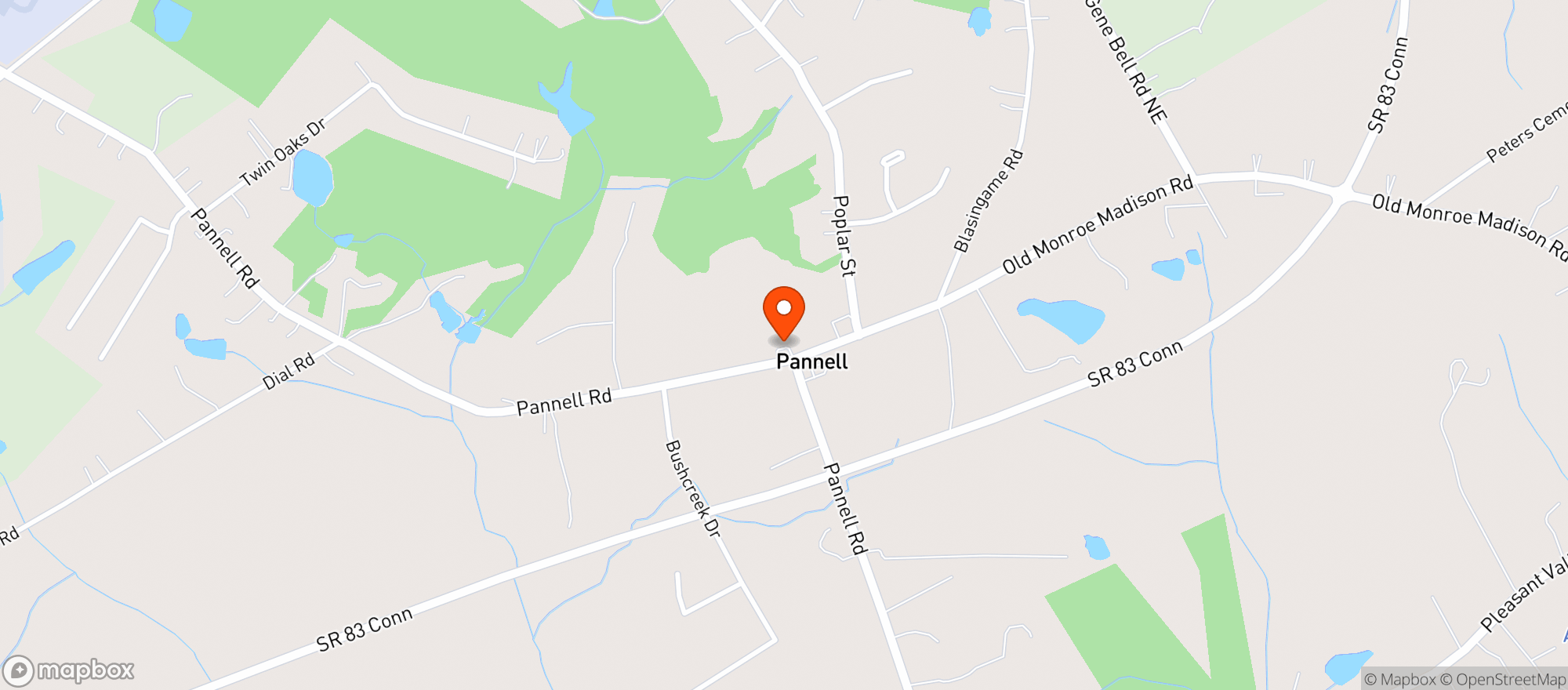 Map showing Cowpens (52)