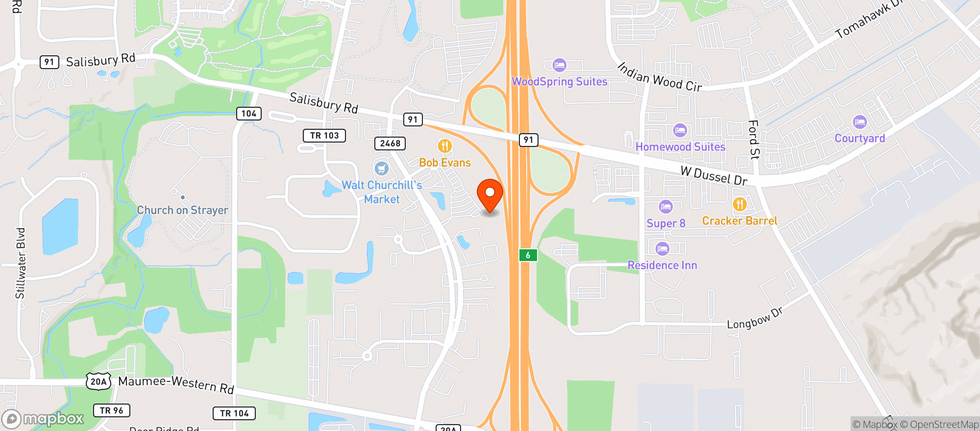 Map showing Urban Pipe Winery