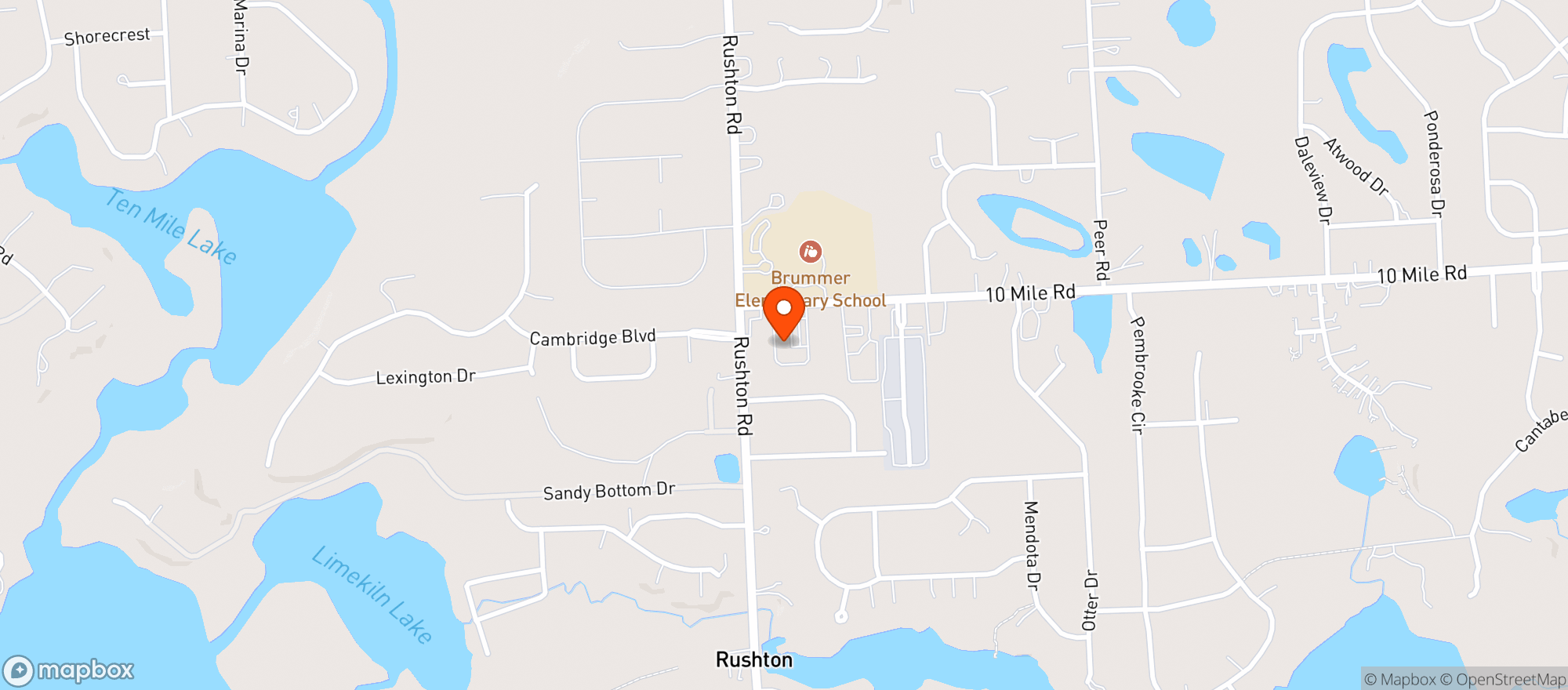 Map showing Country Acres Market