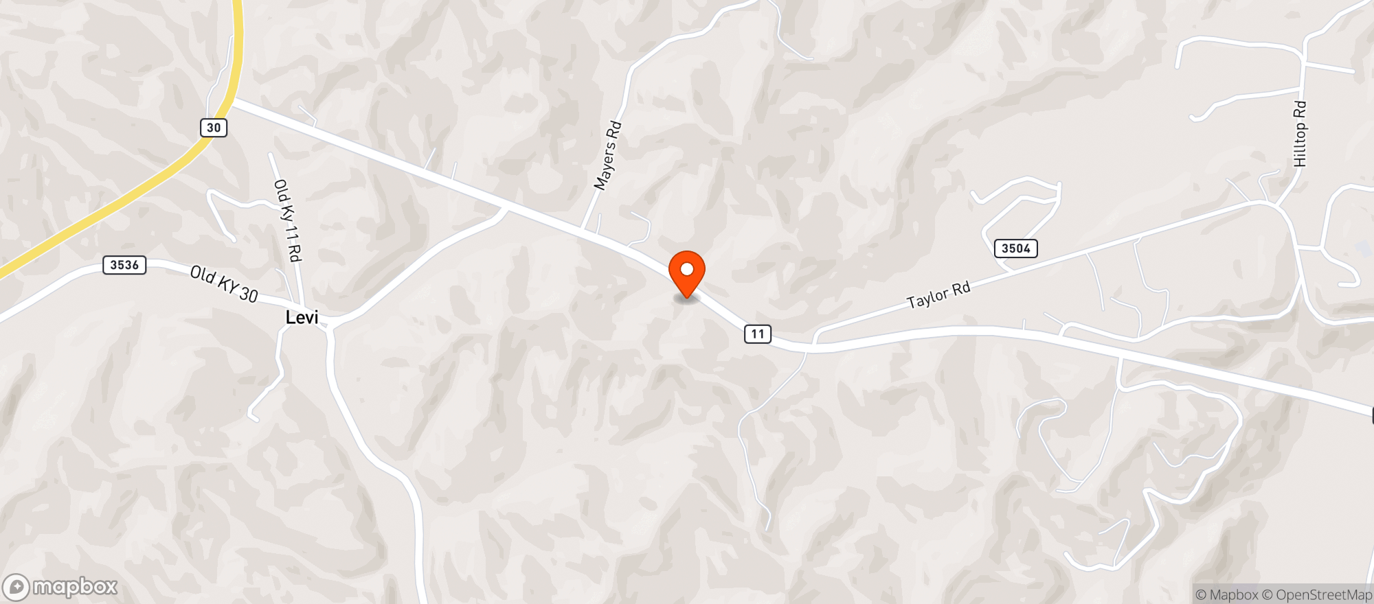 Map showing Booneville Hometown Liquor