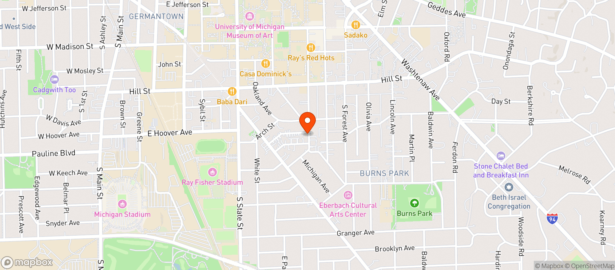 Map showing SERGEANT PEPPER’S GENERAL