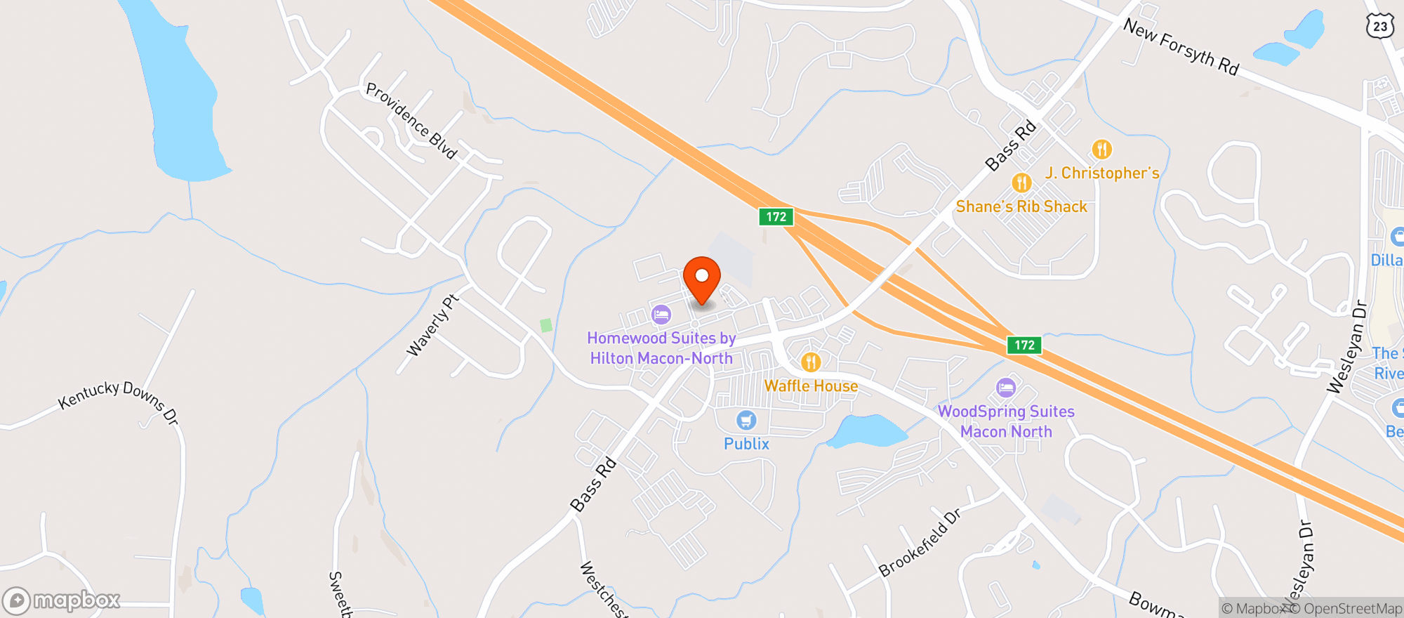 Map showing Natalias