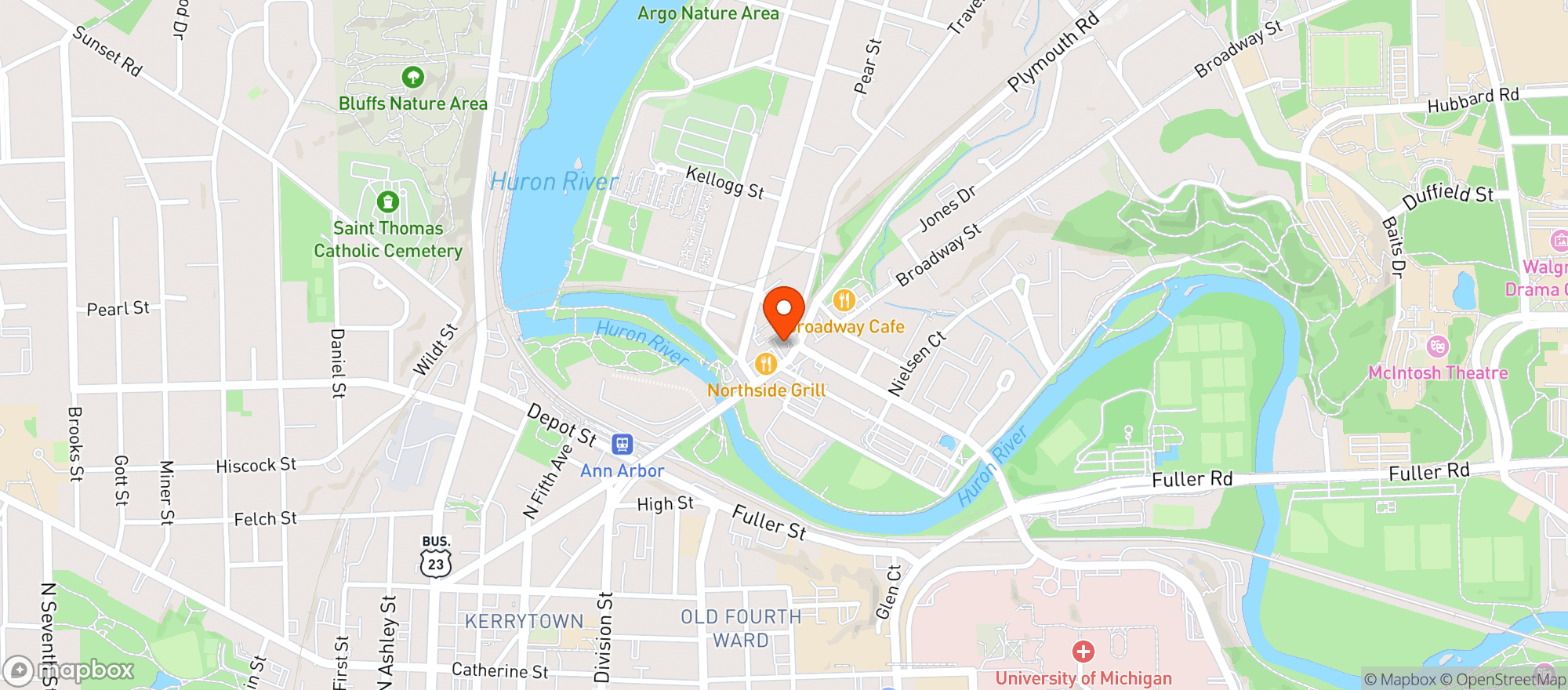 Map showing Lowertown Bar & Cafe