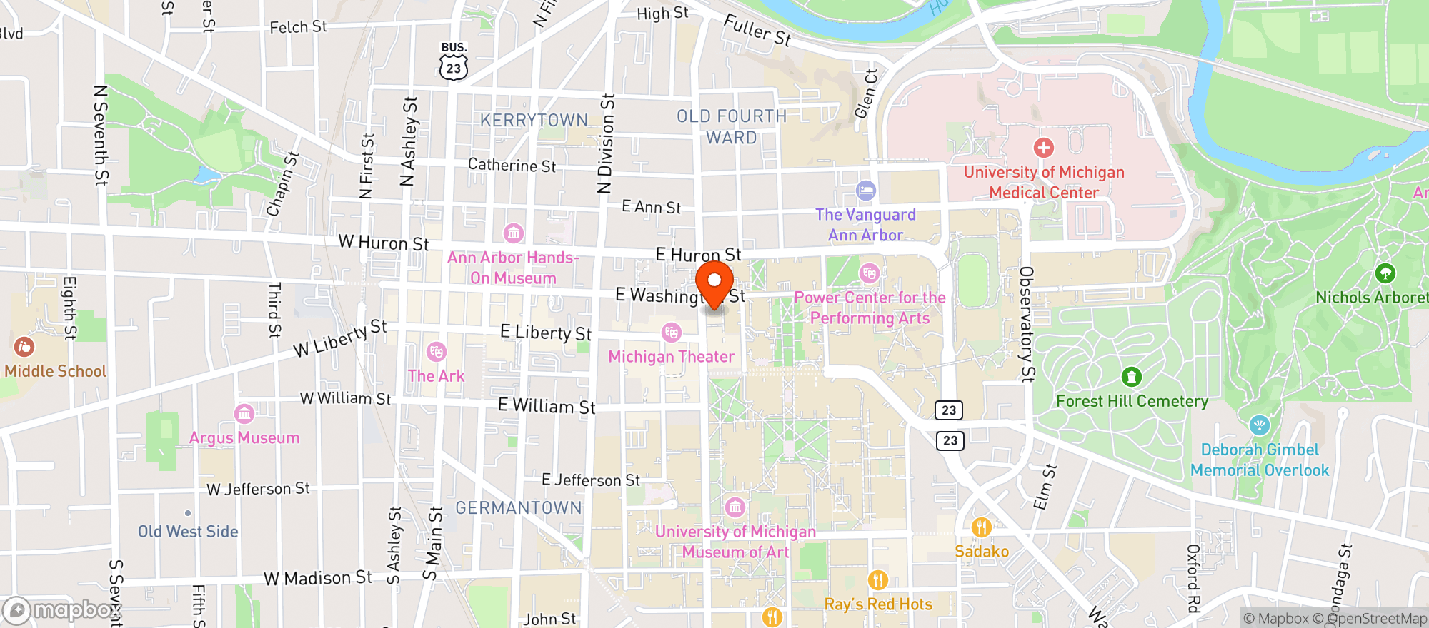 Map showing Cvs Pharmacy #3584