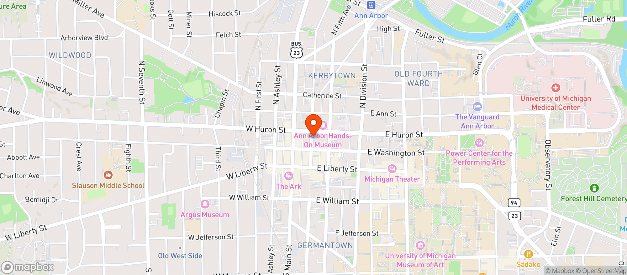 Map showing Blom Meadworks