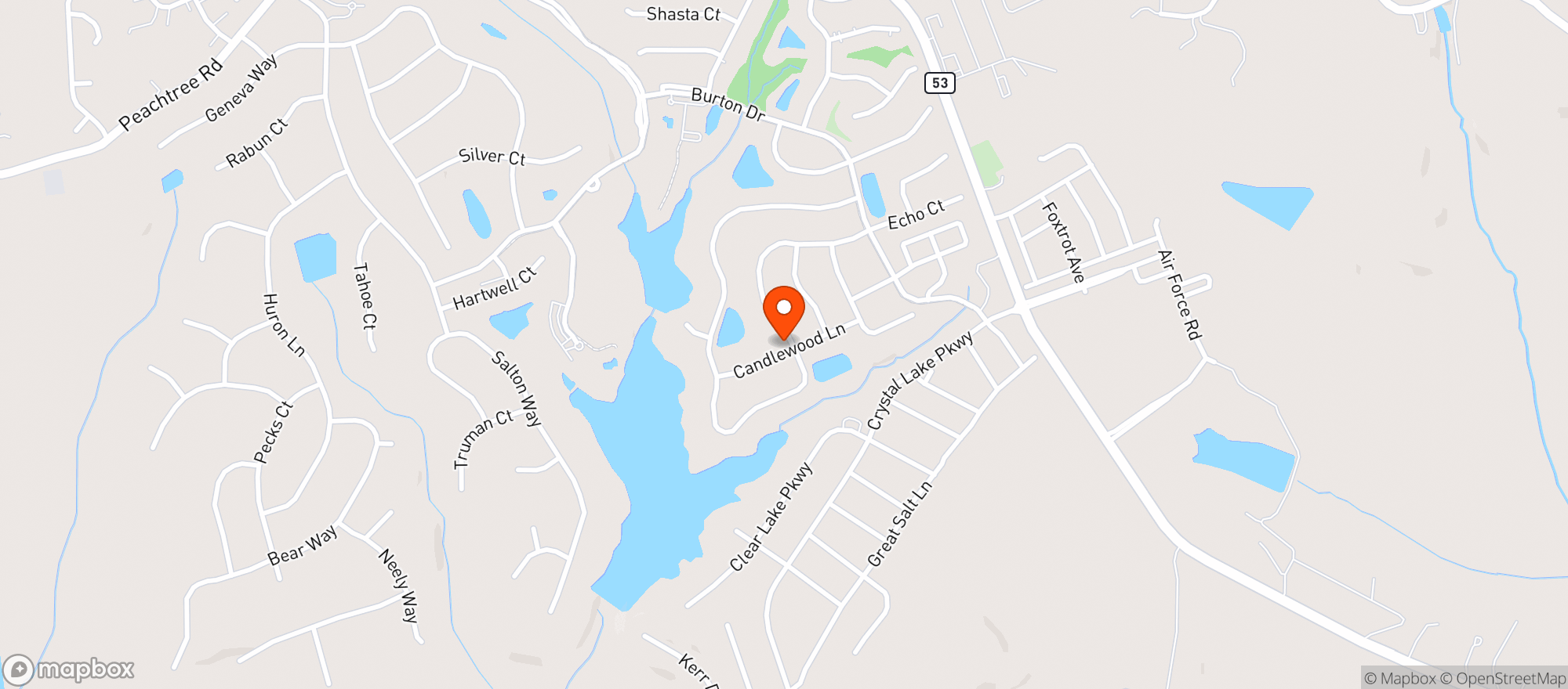 Map showing Pc & G Group Llc