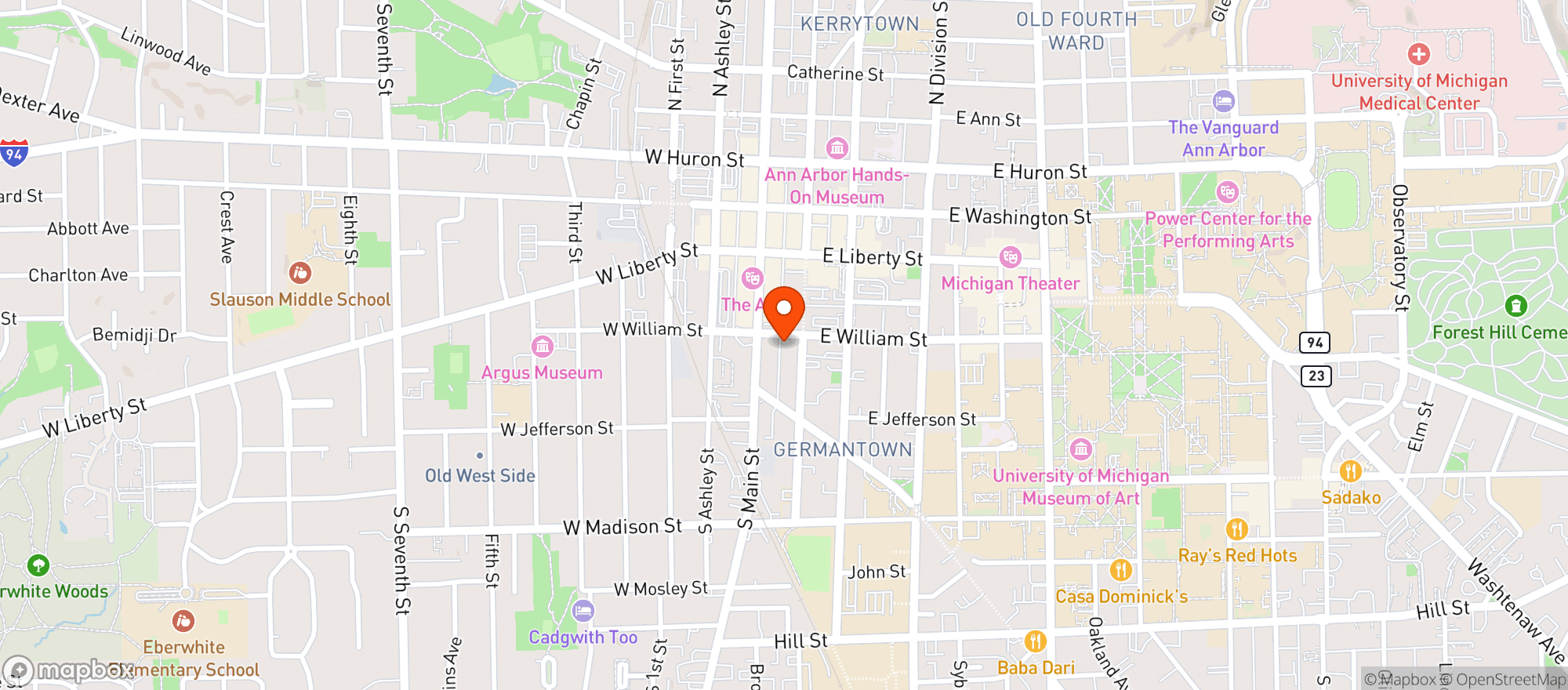 Map showing BEER DEPOT