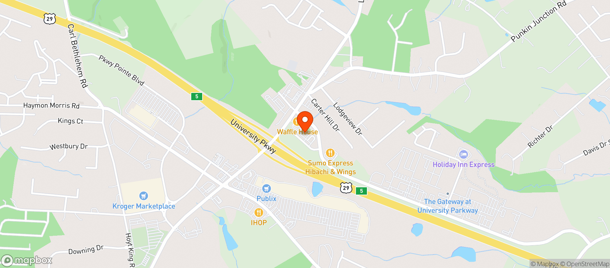 Map showing Turtle Creek Wine & Spirits