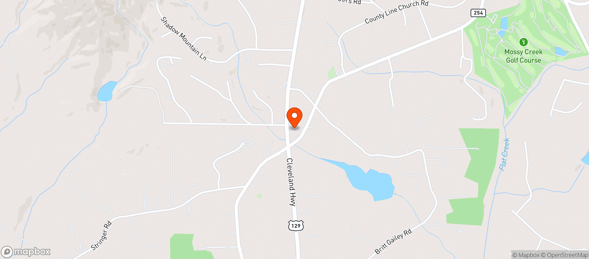 Map showing Express Food Mart