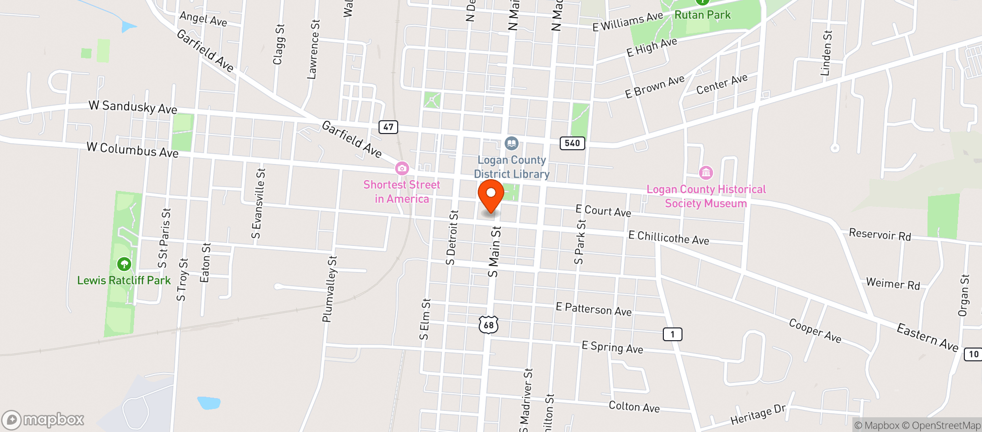 Map showing CRAFT EMPORIUM
