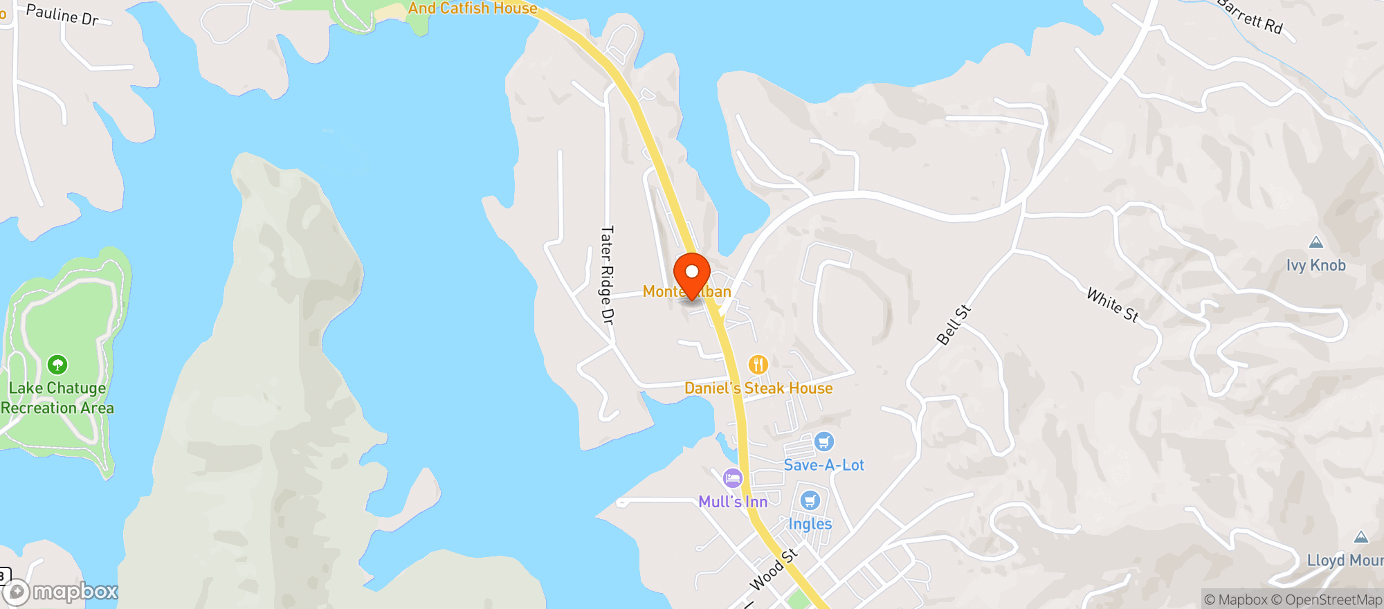 Map showing Big Bear Wine And Spirits