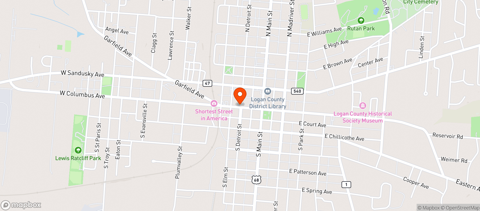 Map showing Allways Brewin’