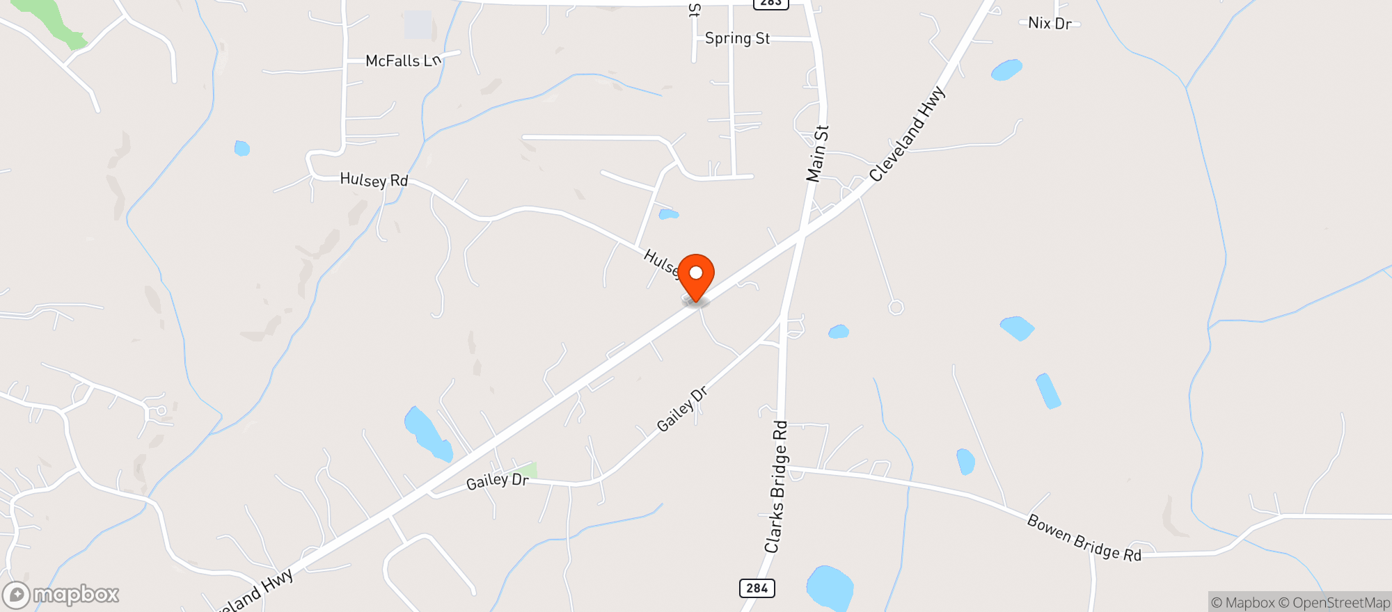 Map showing Zoom Trip