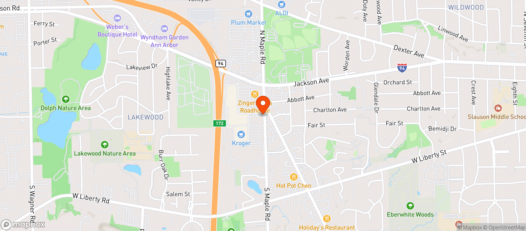 Map showing Gnc