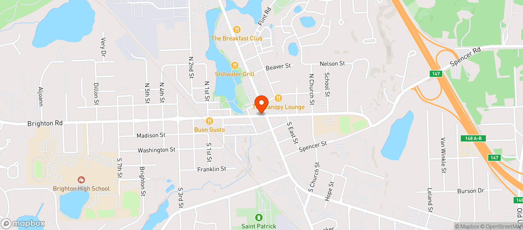 Map showing Natural View Market