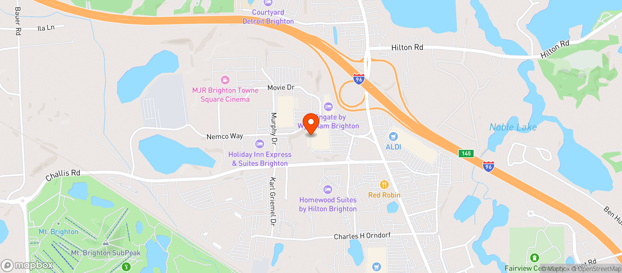 Map showing TARGET STORE