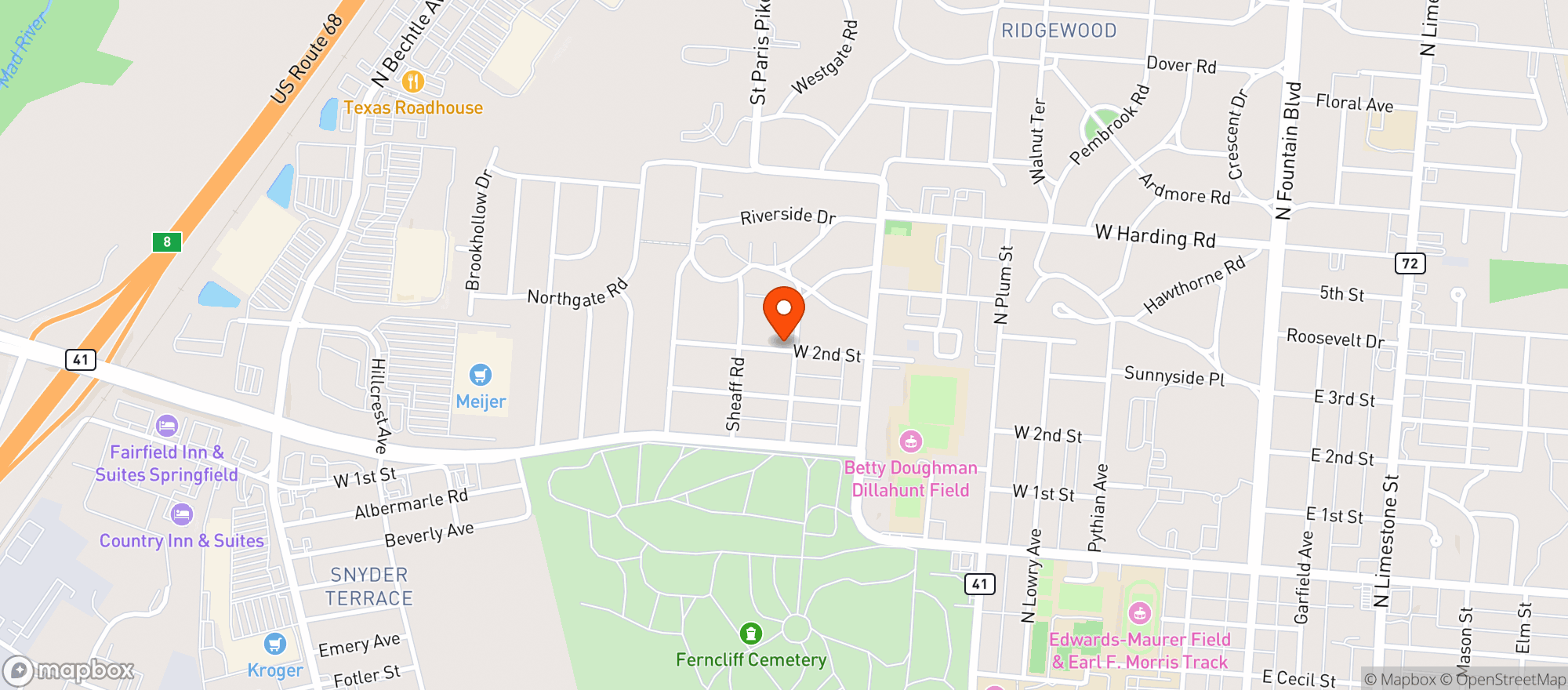 Map showing BEYOND BOTTLESHOP