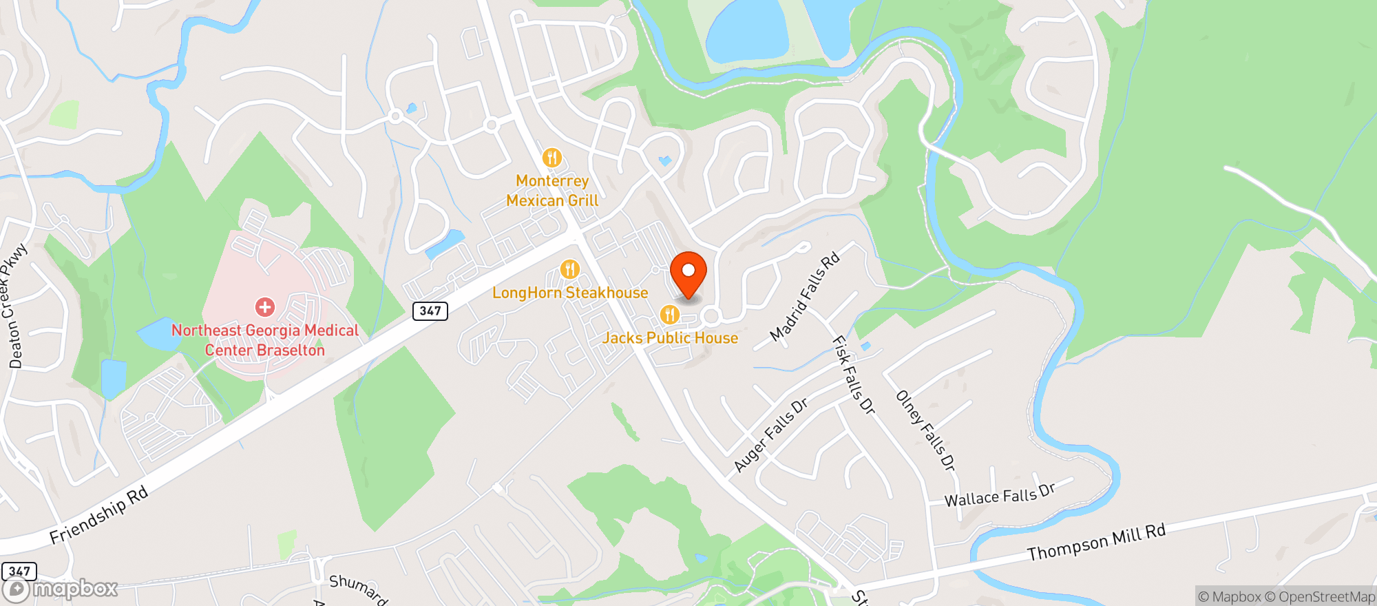 Map showing EZ GROCERY