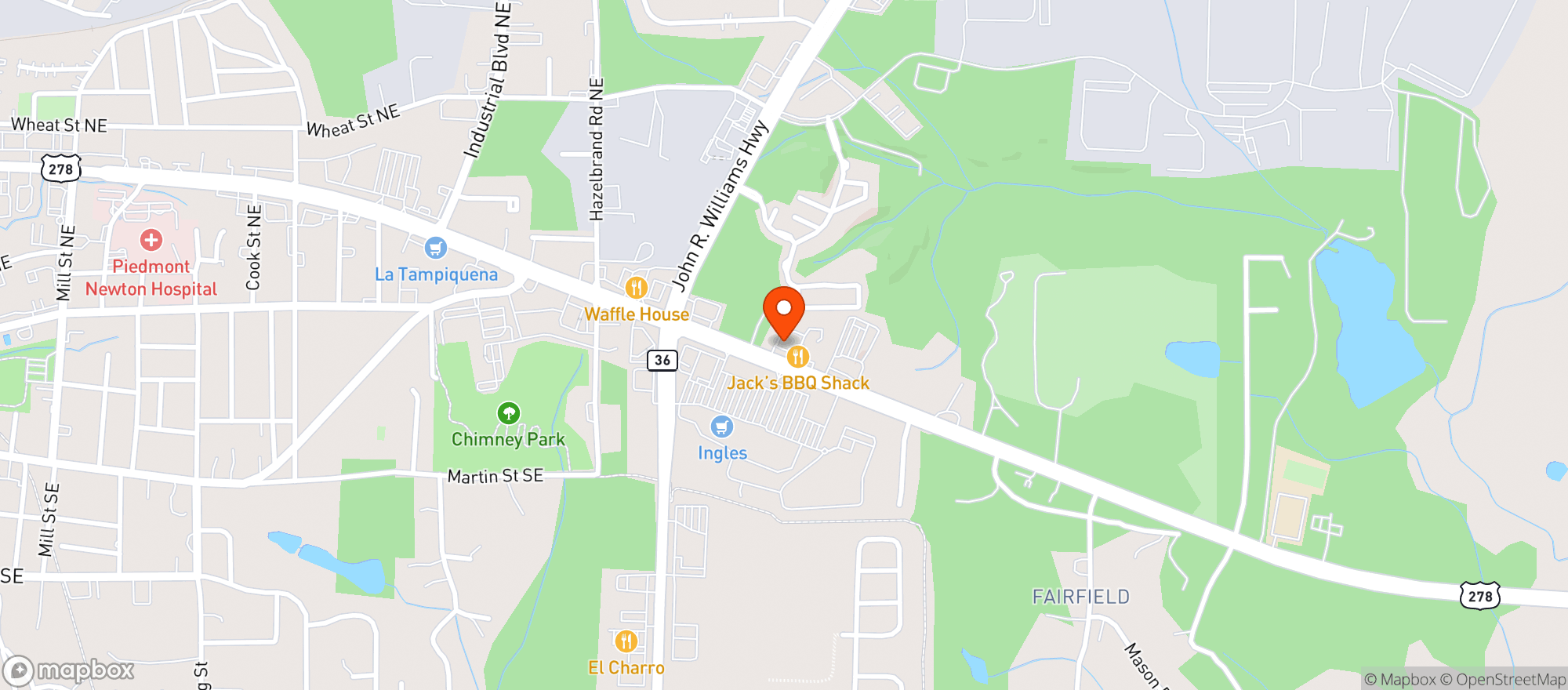 Map showing Climaxx Wine & Spirits