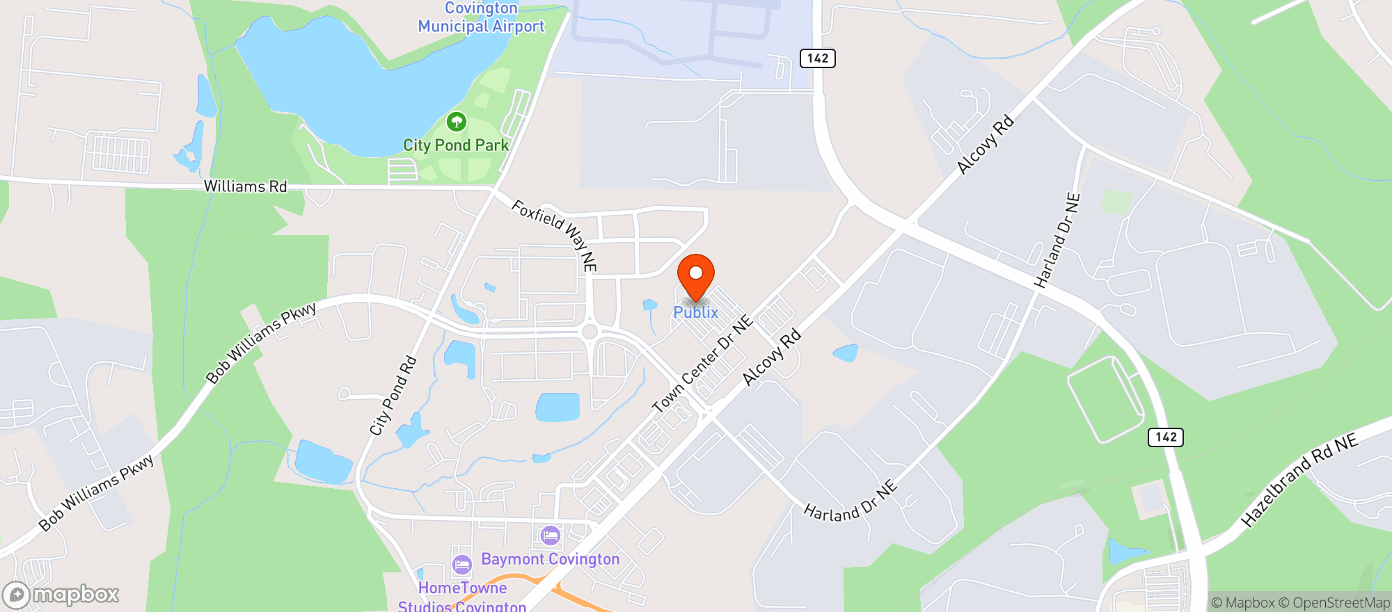 Map showing Regal Beer & Wine Package Store