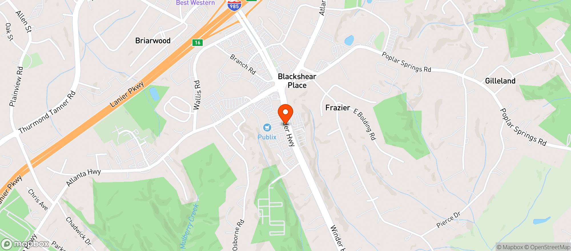 Map showing Conleys Wine & Spirits