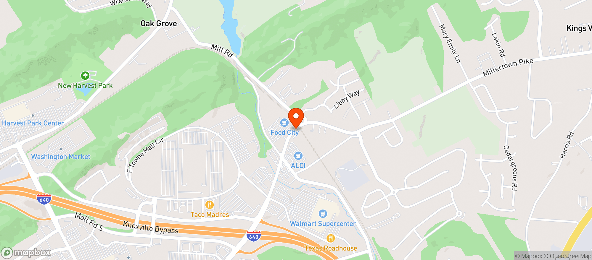 Map showing Meg'S Wine & Spirits