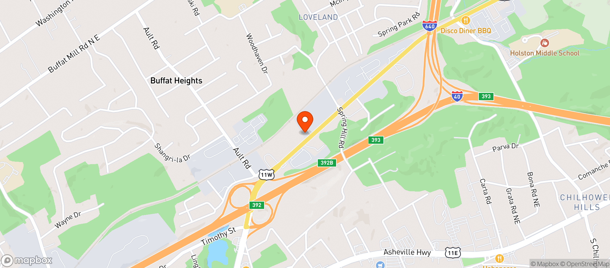 Map showing Cristy S Liquor Store